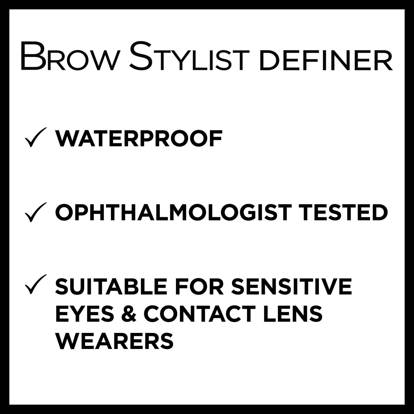 L'Oreal Paris Brow Stylist Definer Waterproof Eyebrow Pencil, Brunette, Defining, 0.003 oz