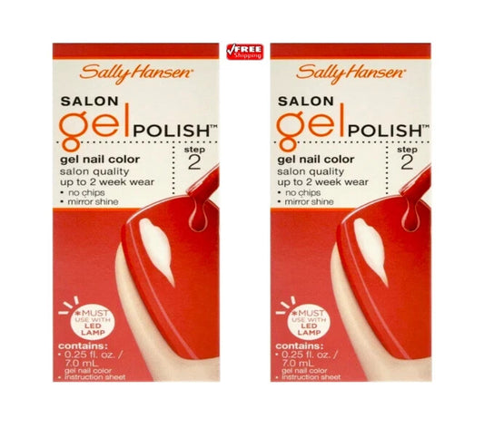 (2-pack) Sally Hansen Gel Nail Polish Step 2, # 225 KOOK A MANGO 0.25 oz