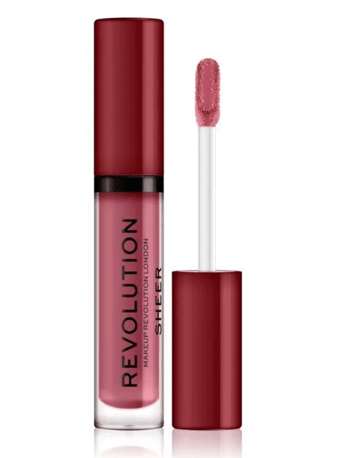 Revolution Beauty Sheer Brilliant Lip Gloss, Sheer Dollhouse 116