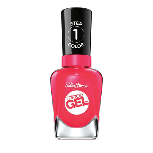 Sally Hansen Miracle Gel Nail Color, Pink Tank, 0.5 oz, At Home Gel Nail Polish, Gel Nail Polish, No UV Lamp Needed, Long Lasting, Chip Resistant