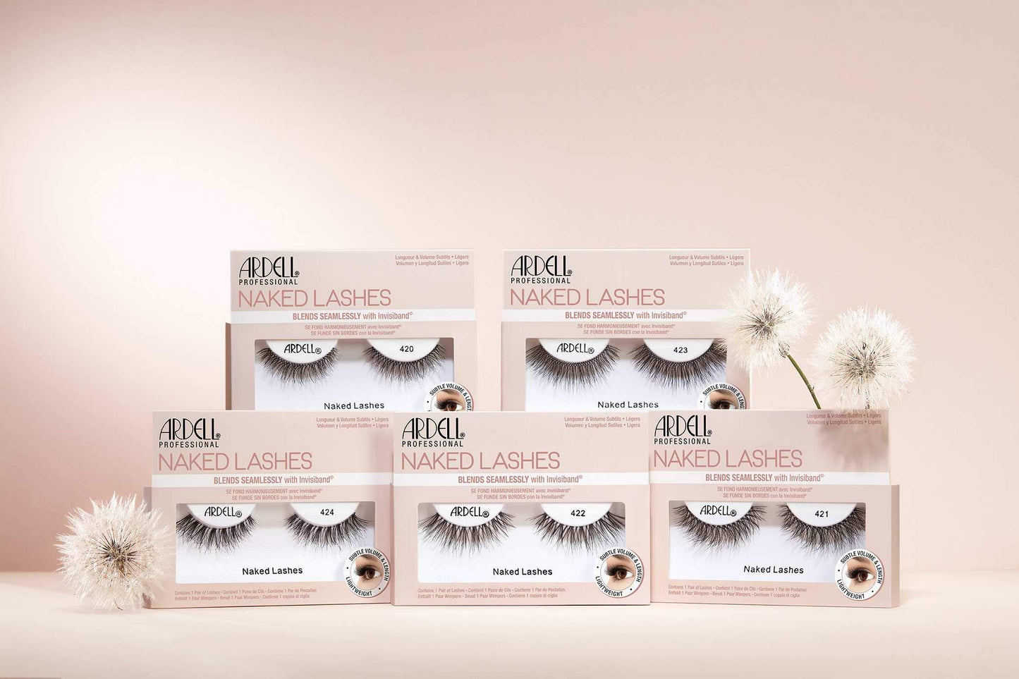 Ardell Naked False Lash 424, Black striplash