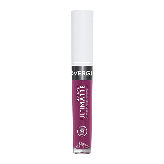 COVERGIRL Outlast UltiMatte One Step Liquid Lip Color, Hello Merlot, 0.12 oz