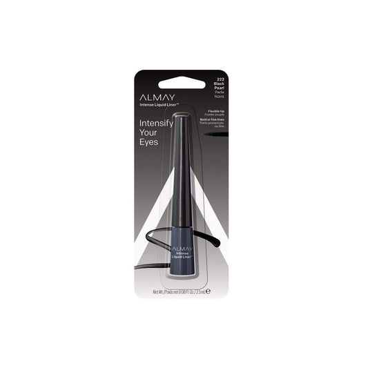 Almay Intense Liquid Eyeliner, Waterproof, Hypoallergenic, Black Pearl