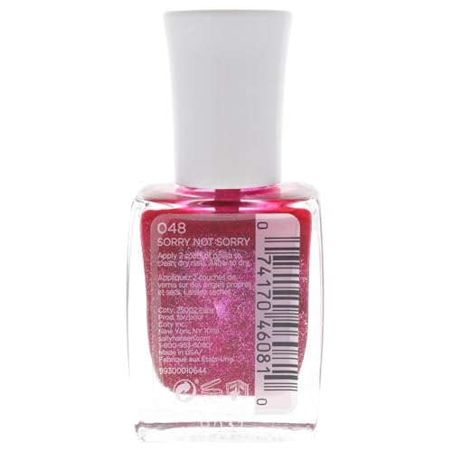 (Paquete de 2) Esmalte de uñas Sally Hansen Mega Strength, 048 Lo siento, no lo siento