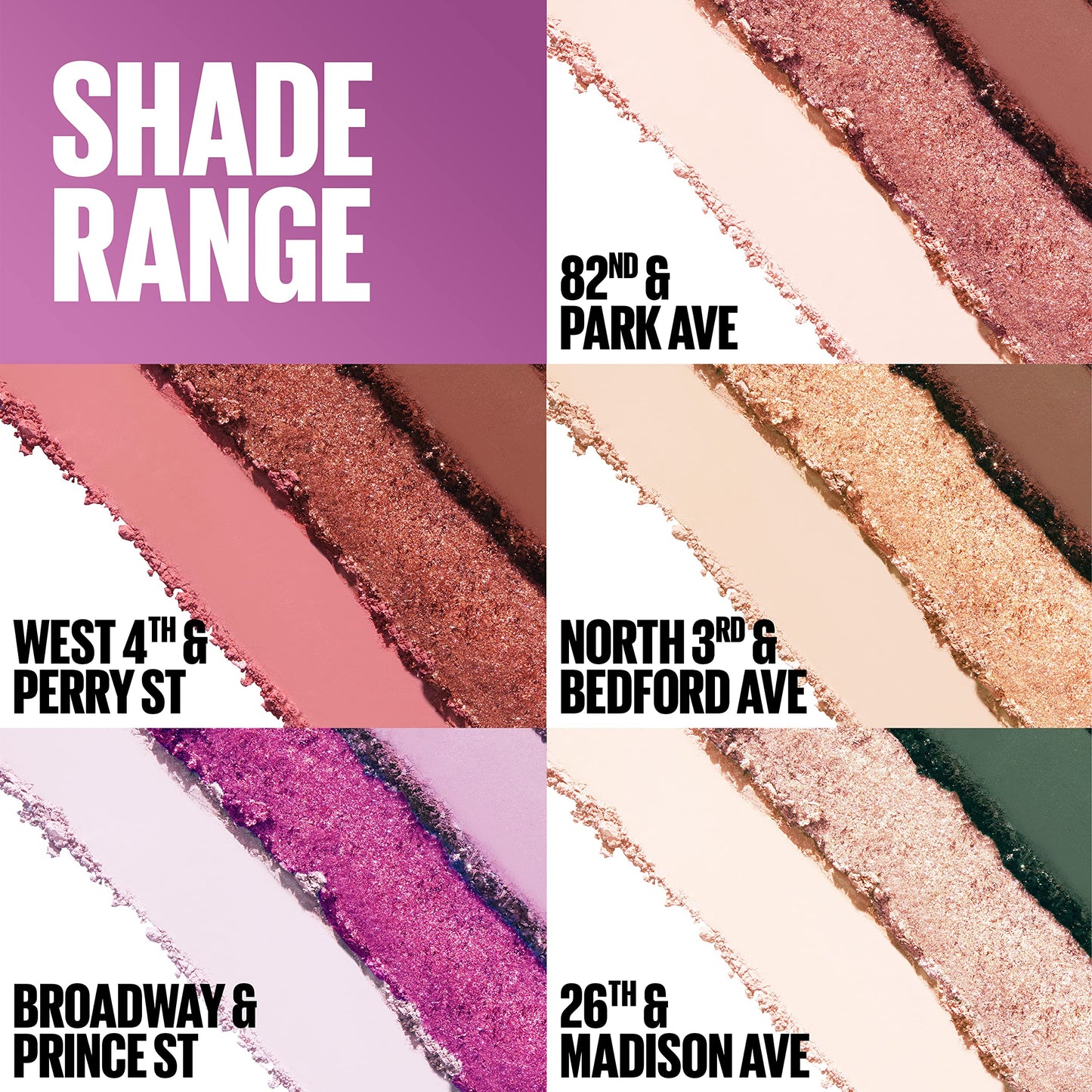 Maybelline Shadow Blocks Eyeshadow Palette, Broadway and Prince St