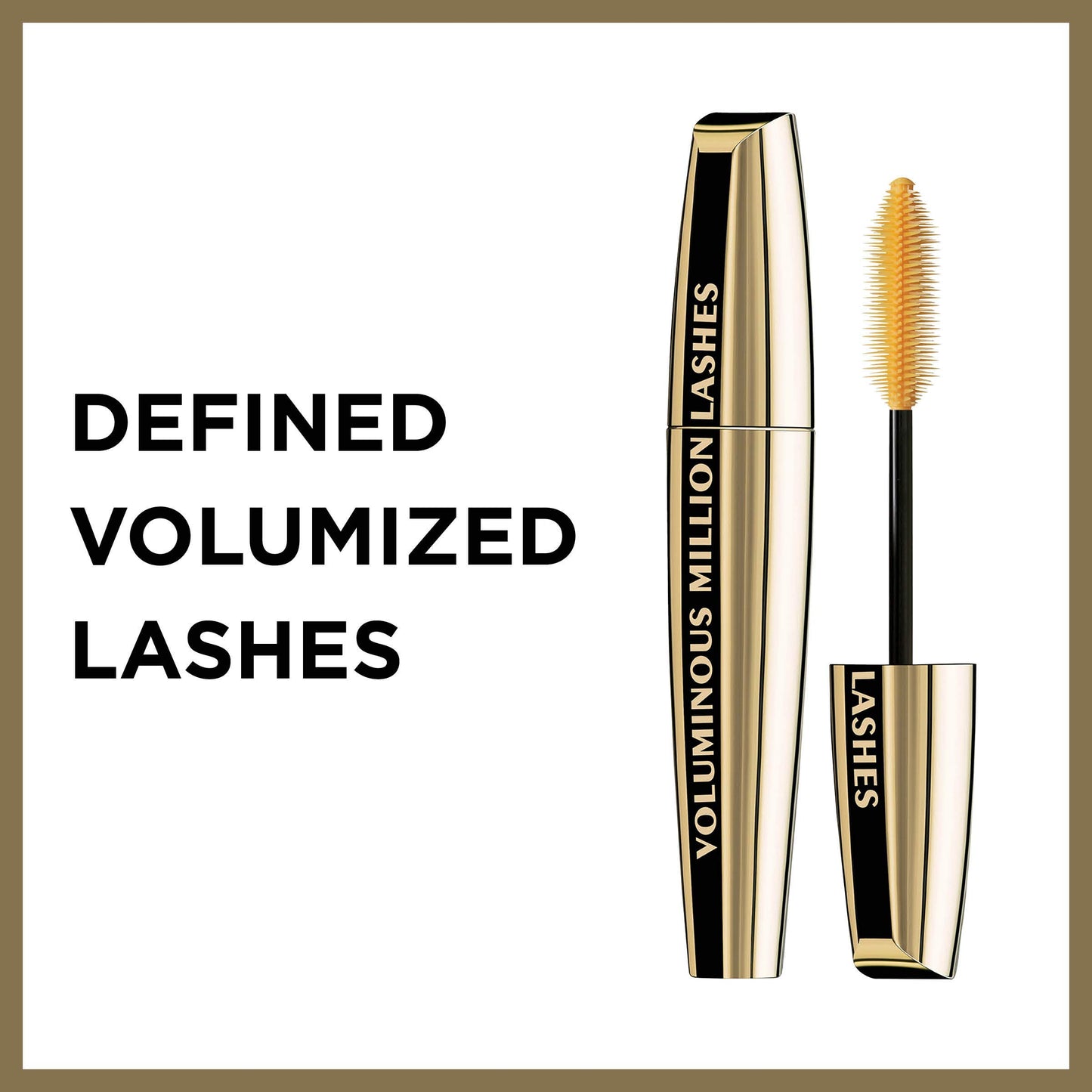 L'Oreal Paris Voluminous Million Lashes Mascara, Black Brown