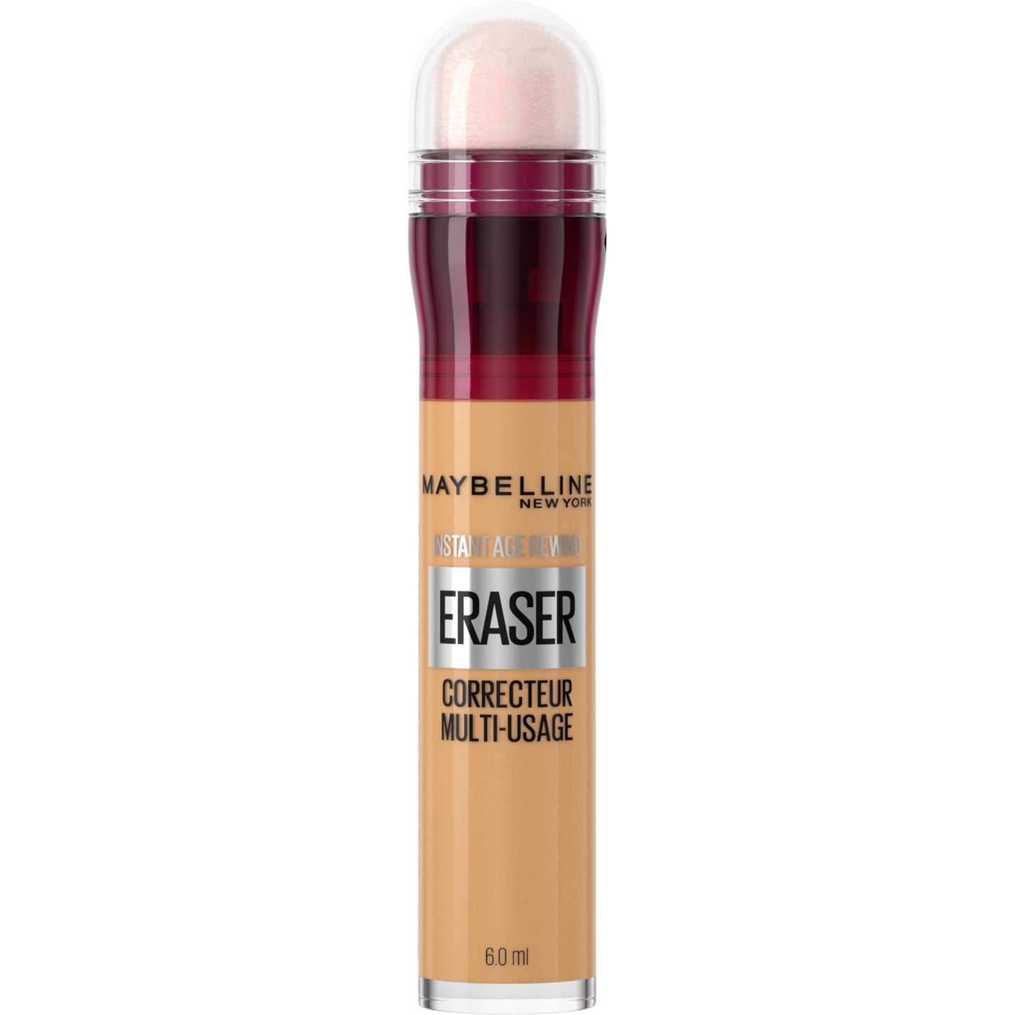 Maybelline Instant Age Rewind Eraser Dark Circles Treatment Concealer, 144 Caramel, 0.2 oz