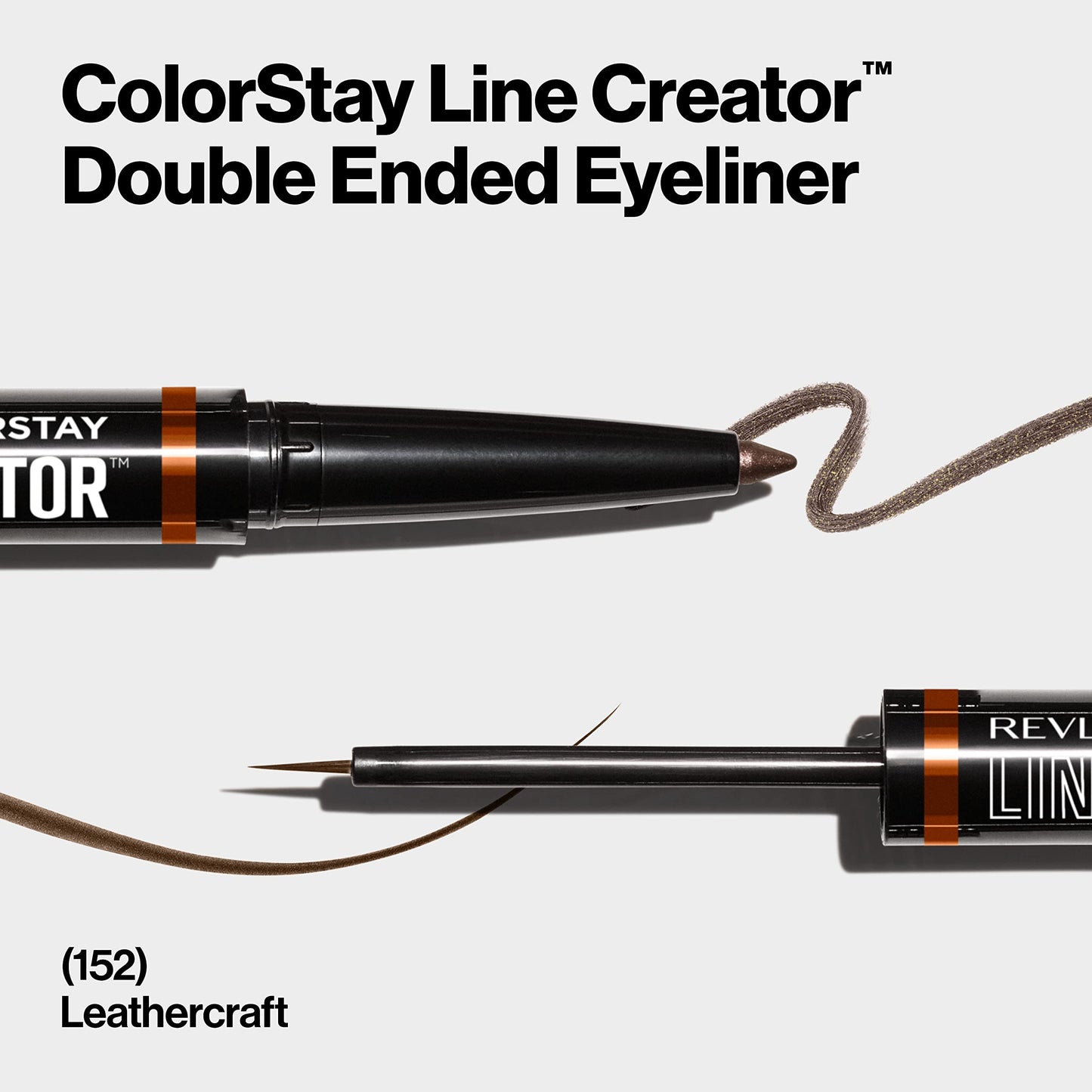 Revlon ColorStay Line Creator Waterproof Eyeliner Pencil, 152 Leathercraft, 0.004 oz