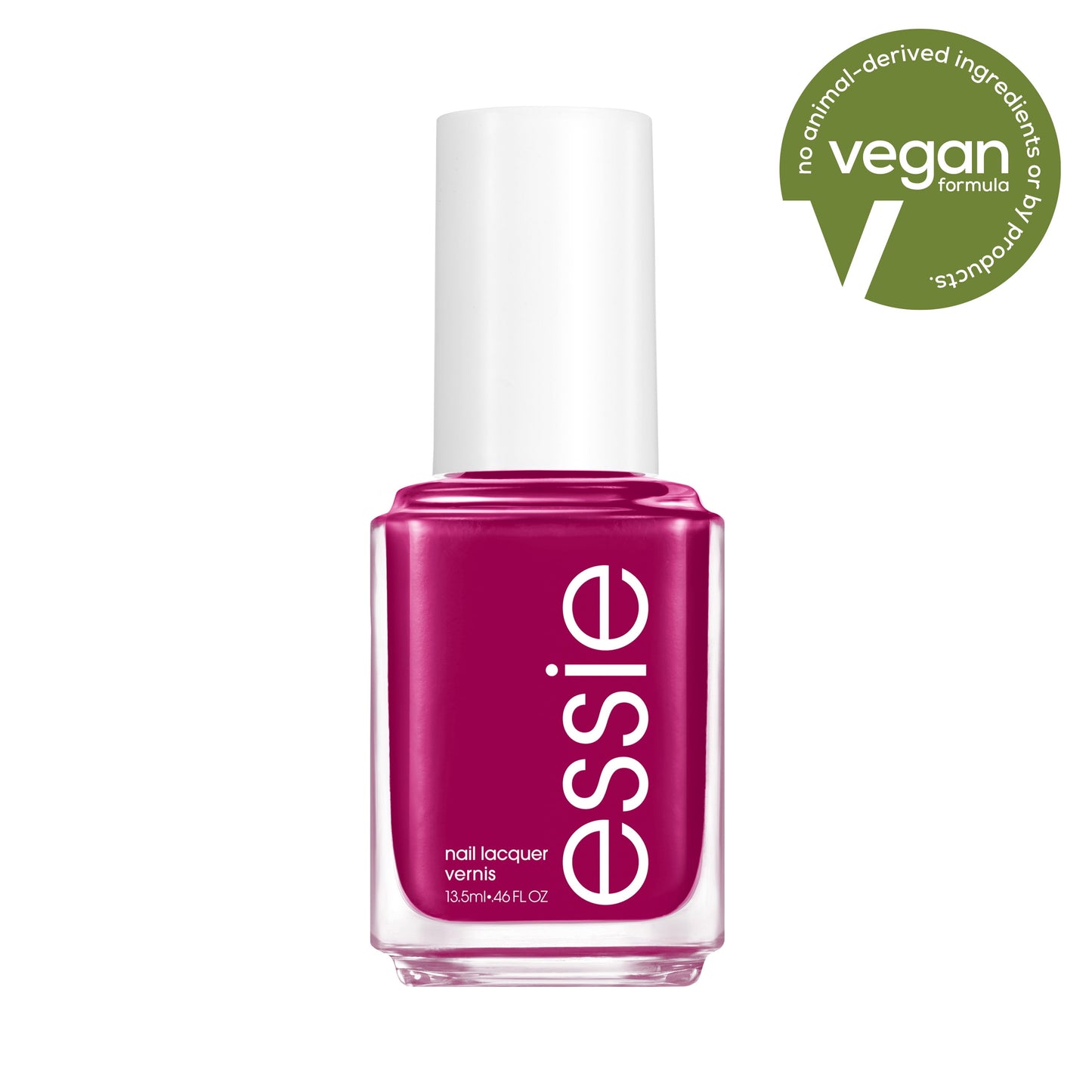 essie Salon Quality 8 Free Vegan Nail Polish, Flowerista, 0.46 fl oz Bottle
