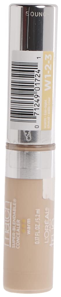 L'Oreal Paris True Match Concealer, Liquids, Fair Light Warm, 0.17 fl oz
