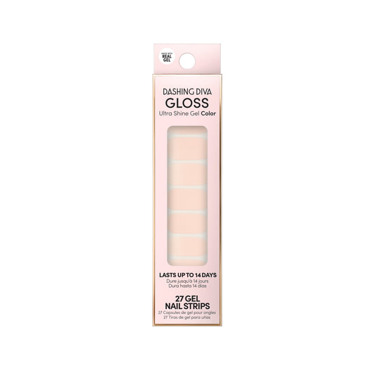 Dashing Diva Gloss Ultra Shine Nail Art Gel Color, Baby Pink