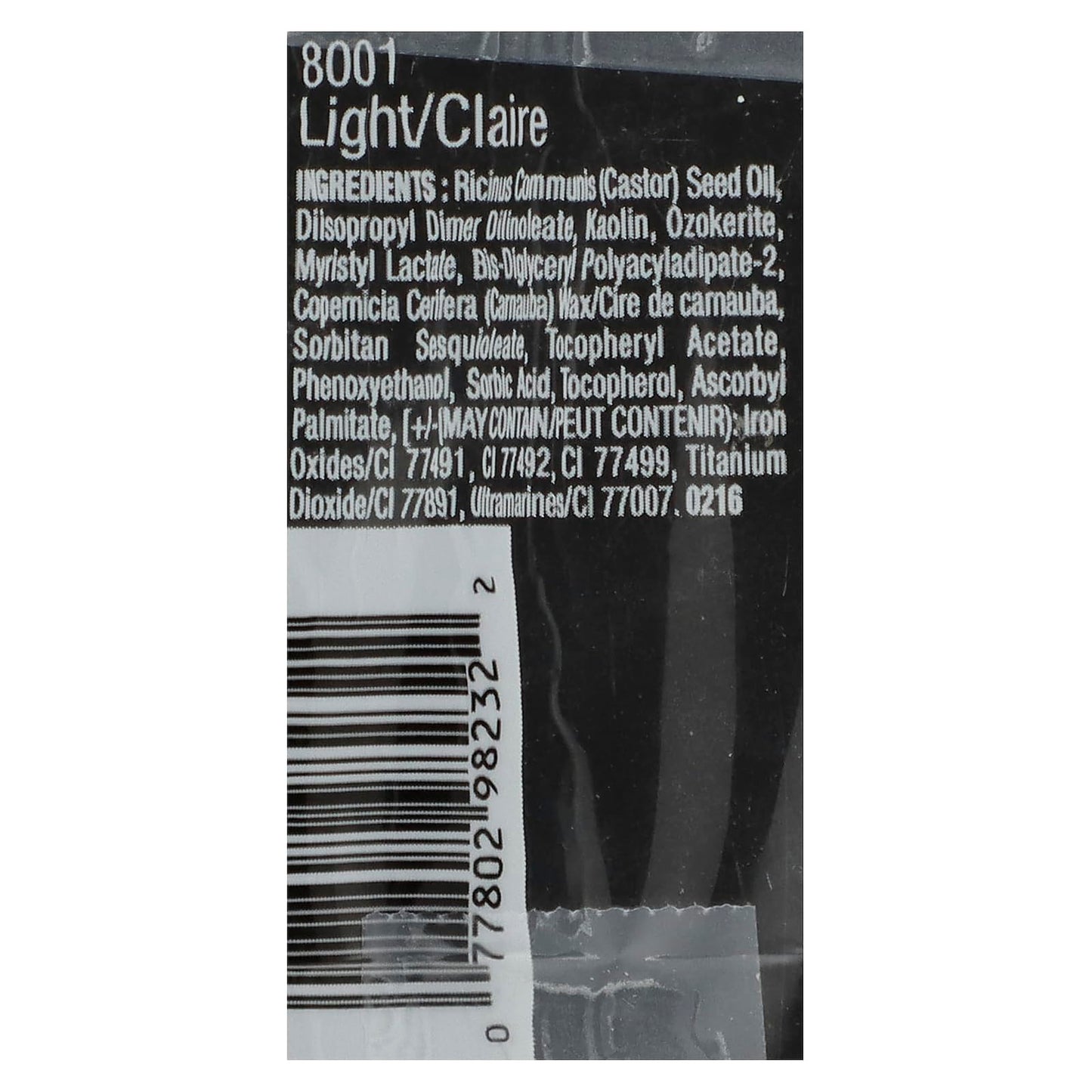 Black Radiance Concealer Stick, Light 8001, 0.18 oz