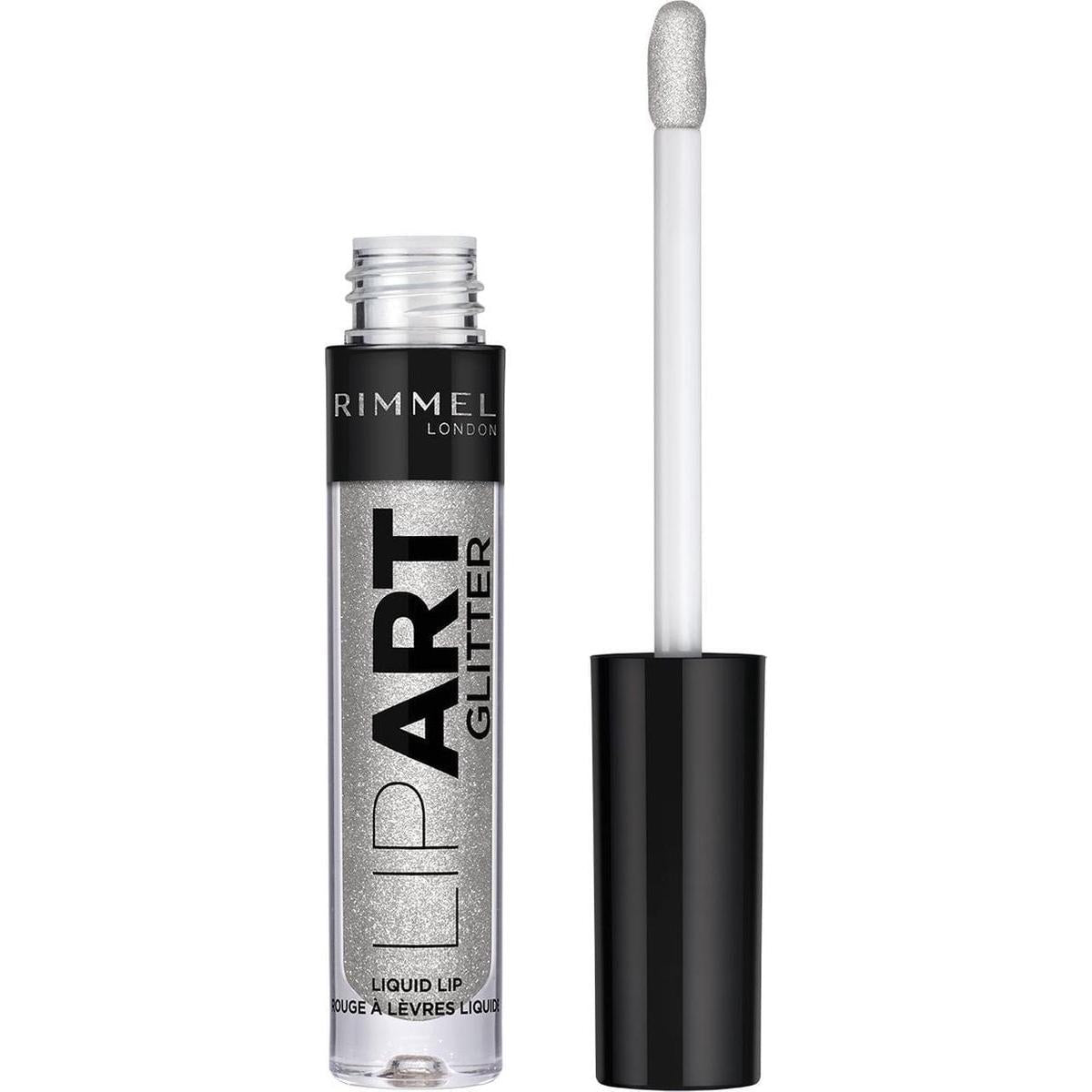Rimmel London Lip Art Glitter Lipgloss - 110 Steel Silver