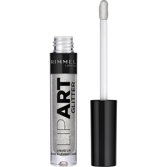 Rimmel London Lip Art Glitter Lipgloss - 110 Steel Silver