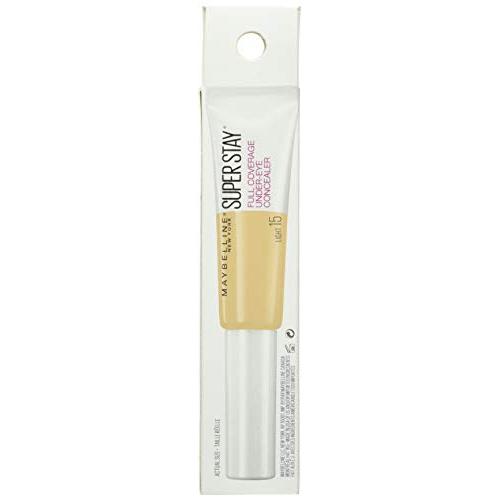 Maybelline Super Stay Full Coverage, Long Lasting Under-Eye Concealer, Light, 0.23 fl. oz.