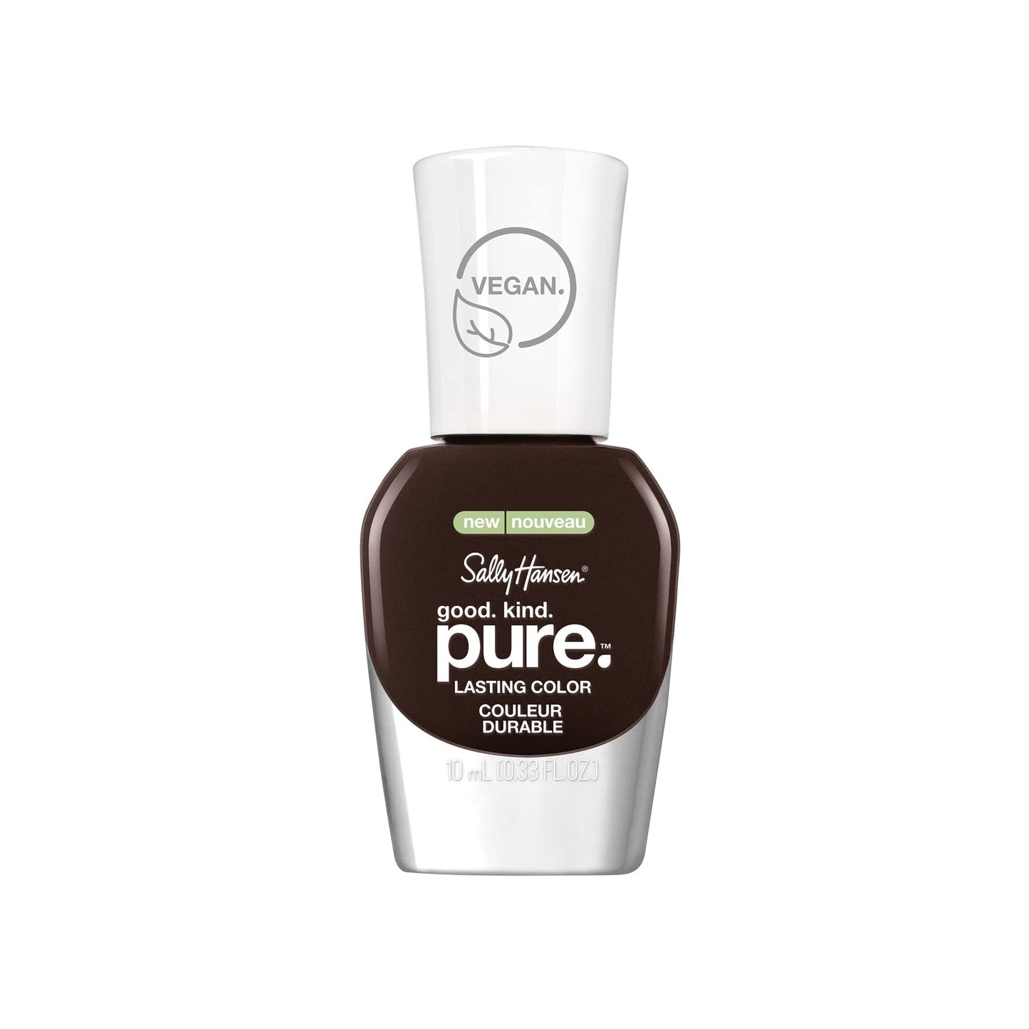 Sally Hansen Good.Kind.Pure Nail Polish 151 Warm Cacao 0.33 fl oz (Pack of 1)