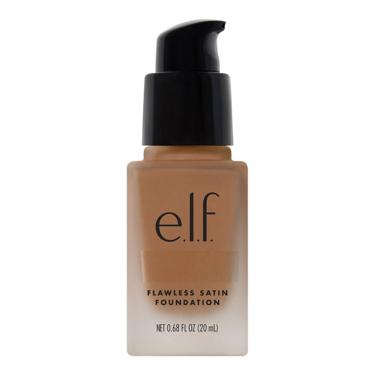 e.l.f. Flawless Satin Foundation, Tan, 0.68 fl oz