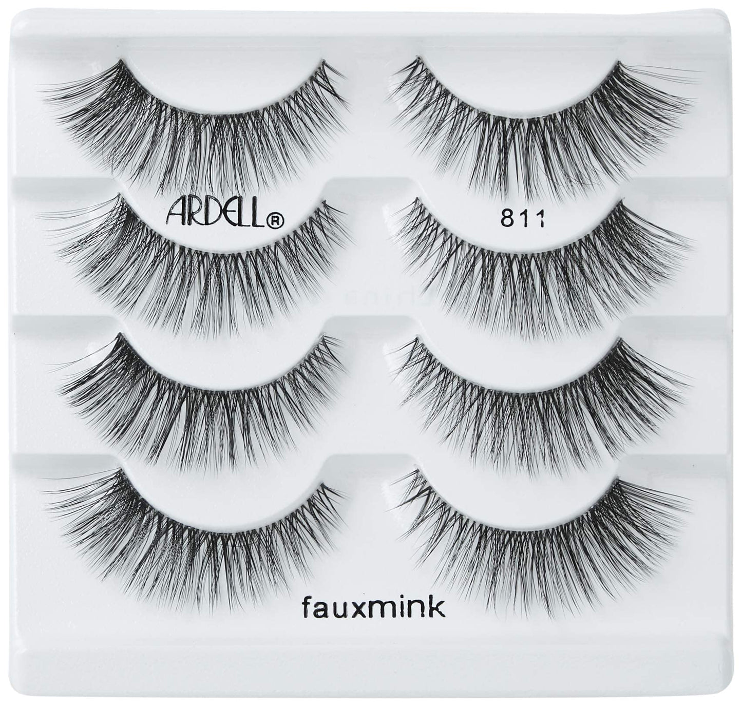 Ardell Faux Mink False Eyelashes, 811, 4 Pairs