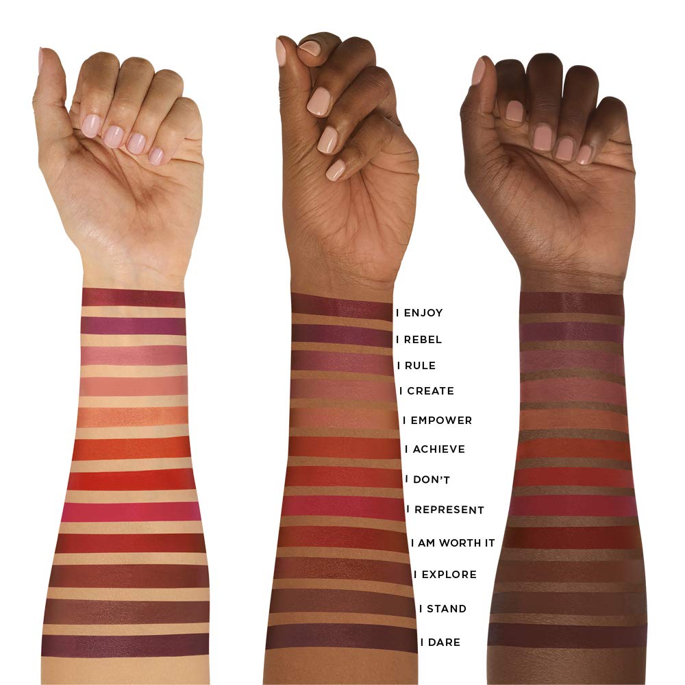 Tinte labial ligero mate L'Oréal Paris Rouge Signature, alta pigmentación, no me gusta