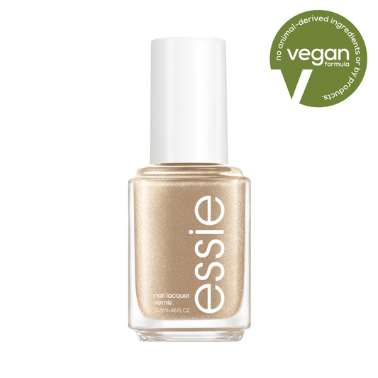 essie Glossy Nail Polish, Good As Gold, Gold Metallic, 0.46 fl oz Bottle