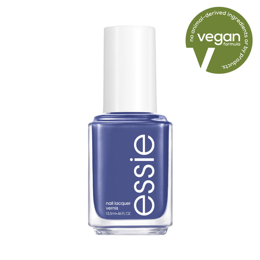 essie salon-quality nail polish, 8-free vegan, ocean blue, Pret-A-Surfer, 0.46 fl oz