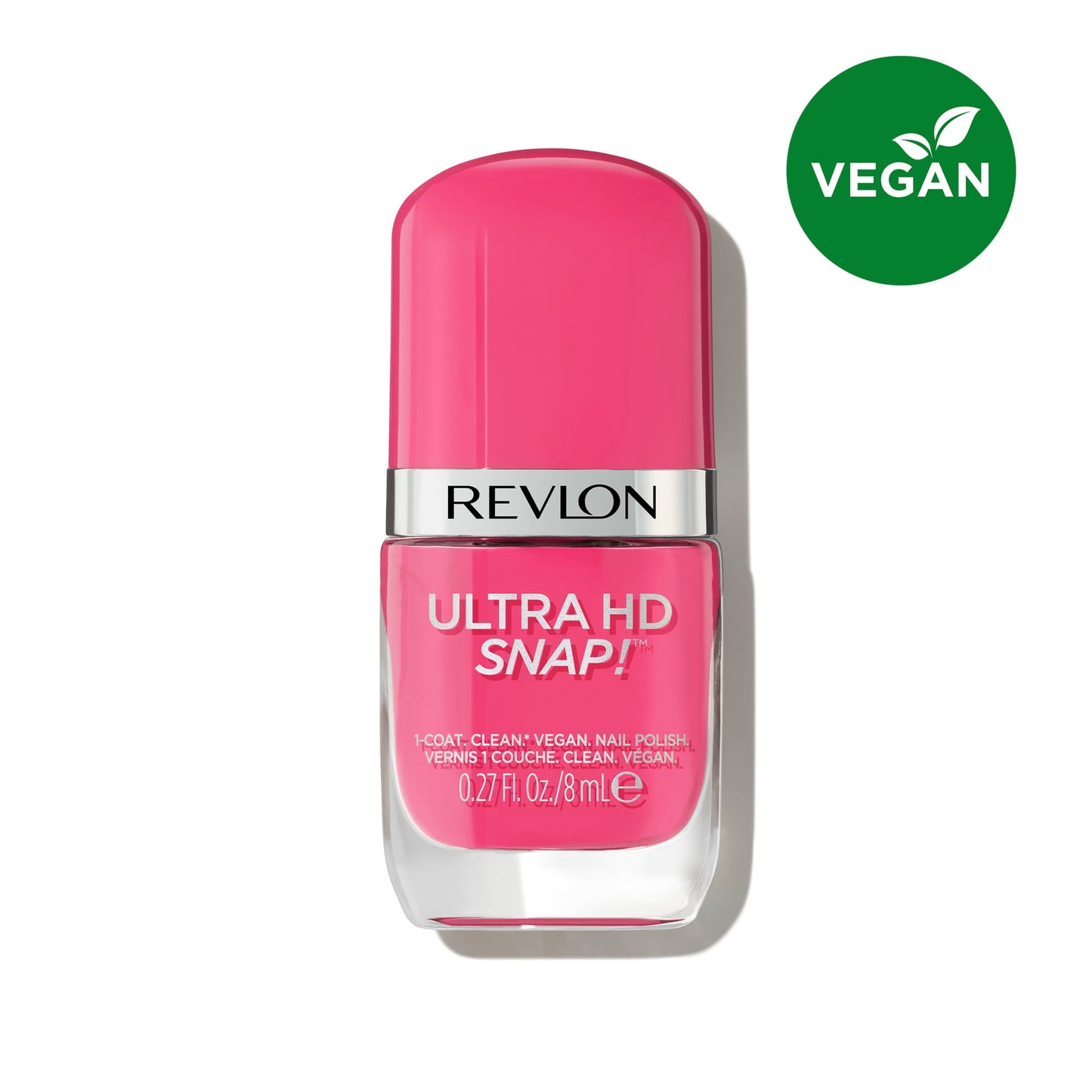 Revlon Ultra HD Snap Vegan Glossy Nail Polish, 009 No Drama, 0.27 fl oz