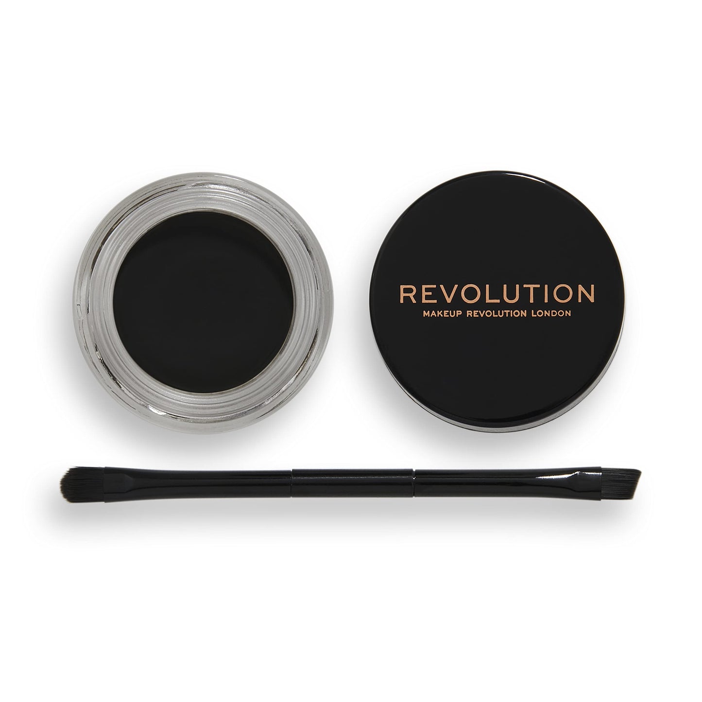 Makeup Revolution Brow Pomade, Waterproof Eyebrow Pomade, Long Lasting With Extreme Hold, Smudge-Proof, Vegan & Cruelty Free, Graphite, 2.5g