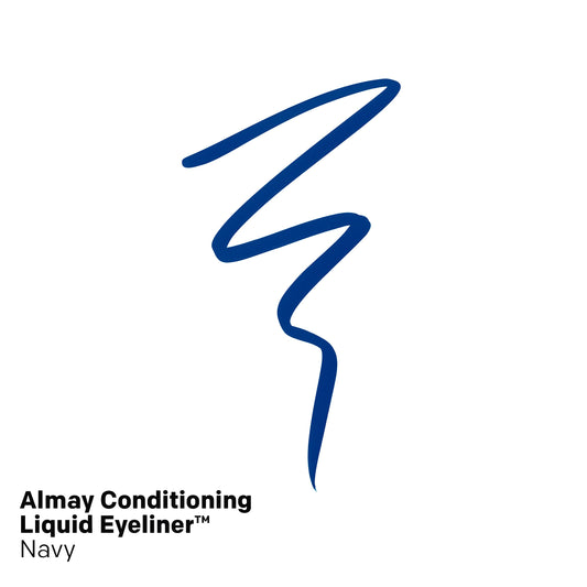 Almay Conditioning Liquid Matte Eyeliner Pen, Waterproof, 30 Navy, 0.03 fl oz