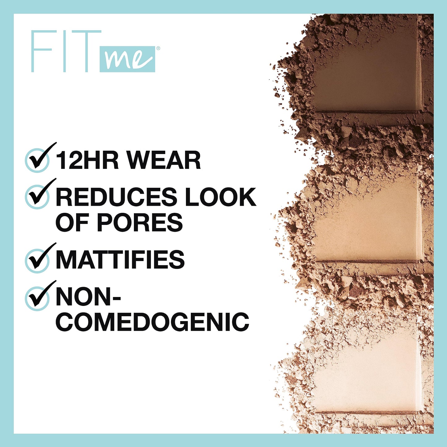 Maybelline New York Matte Fit me! Foundation Powder, 8.5 g, 310 Sun Beige