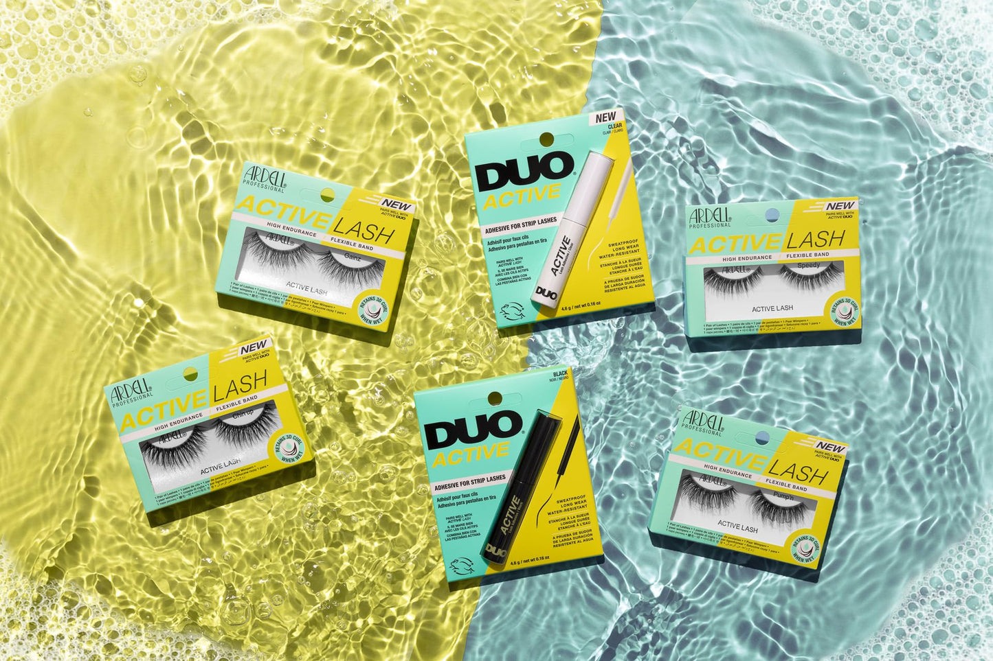 Ardell Active Lash, Pump'n Black False Eyelashes, 1 Pair