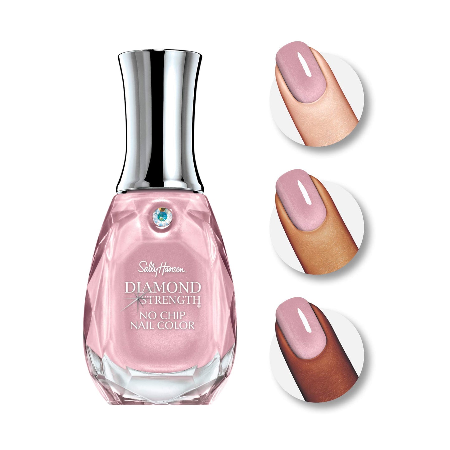 Sally Hansen Diamond Strenght No Chip Nail Color Pulled Sugar 260