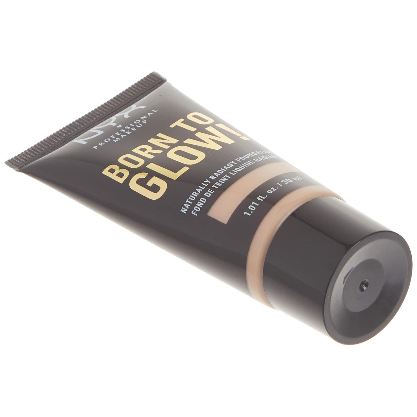 NYX Professional Makeup Born To Glow Naturally Radiant Foundation, Medium Coverage, Light