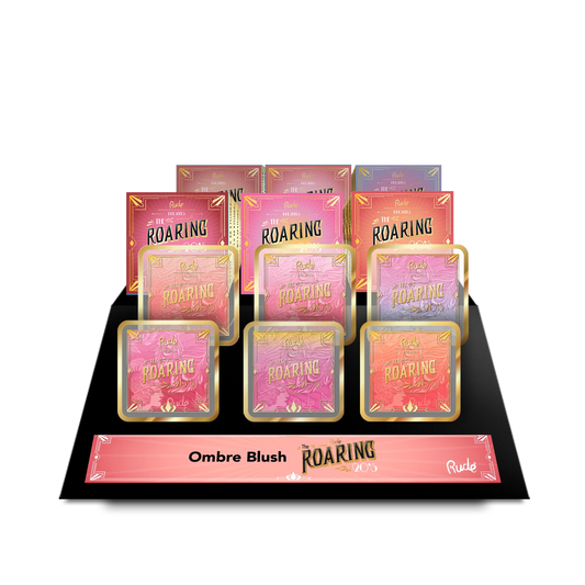 RUDE The Roaring 20's Ombre Blush Display Set, 48 PCS